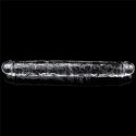 Krystaliczne Dildo Podwójne Lovetoy 12 cali