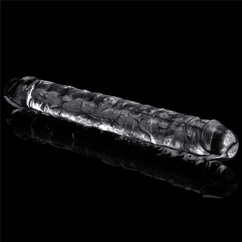 Krystaliczne Dildo Podwójne Lovetoy 12 cali