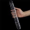 Krystaliczne Dildo Podwójne Lovetoy 12 cali