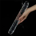 Krystaliczne Dildo Podwójne Lovetoy 12 cali