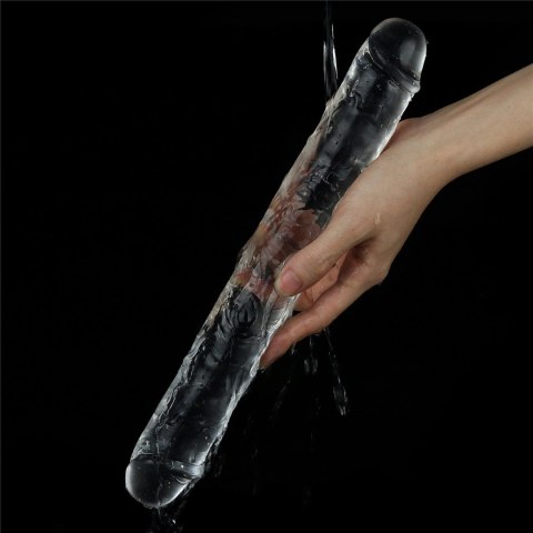 Krystaliczne Dildo Podwójne Lovetoy 12 cali