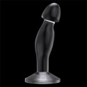 Bez skazy: Transparentny plug analny do prostaty 16,5 cm