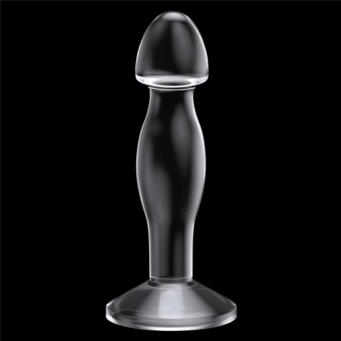 Bez skazy: Transparentny plug analny do prostaty 16,5 cm