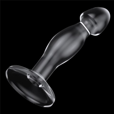 Bez skazy: Transparentny plug analny do prostaty 16,5 cm