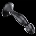Bez skazy: Transparentny plug analny do prostaty 16,5 cm