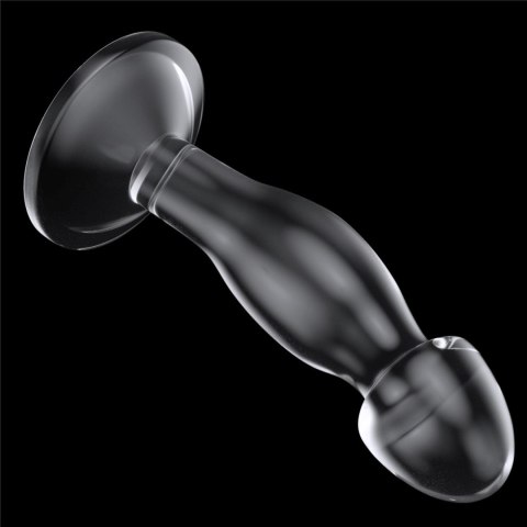 Bez skazy: Transparentny plug analny do prostaty 16,5 cm