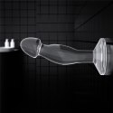 Bez skazy: Transparentny plug analny do prostaty 16,5 cm