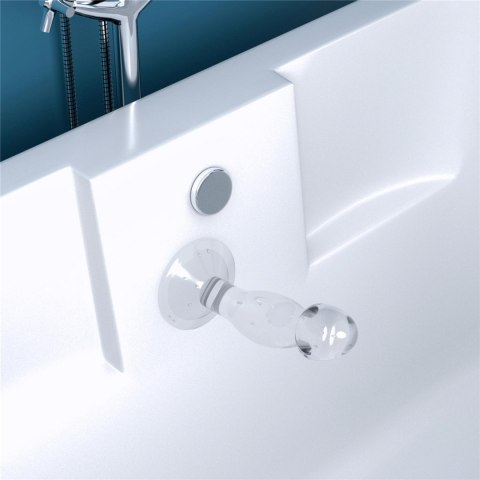 Bez skazy: Transparentny plug analny do prostaty 16,5 cm