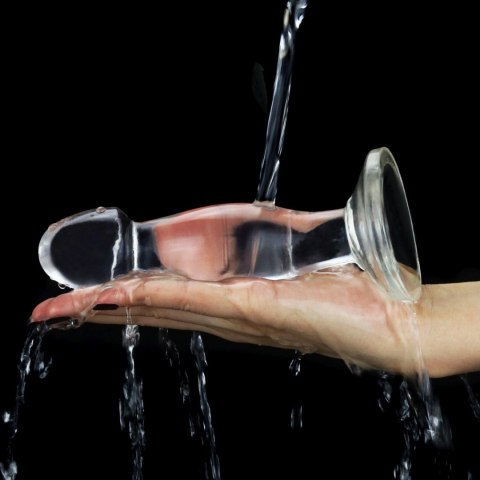 Bez skazy: Transparentny plug analny do prostaty 16,5 cm