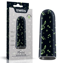 Ładowalny Mini Wibrator Fluorescencyjny z Muzycznym Wzorem