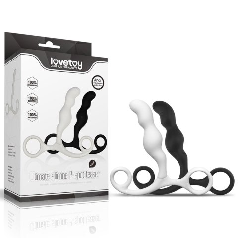 Ultimate Silicone P-Spot Teaser – Czarny Masażer Prostaty