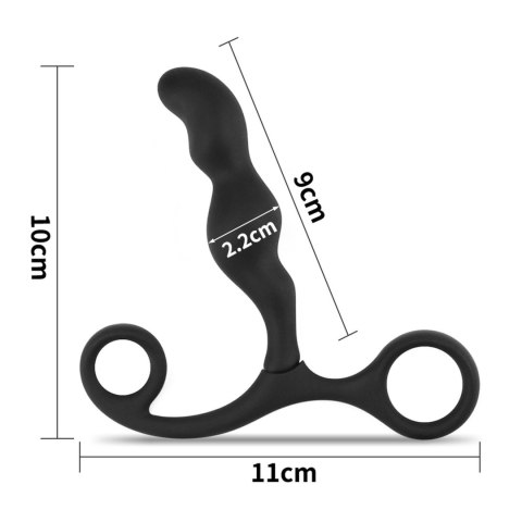 Ultimate Silicone P-Spot Teaser – Czarny Masażer Prostaty
