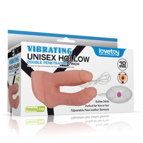 Wibrujący Strap-On Unisex do Podwójnej Penetracji