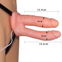 Wibrujący Strap-On Unisex do Podwójnej Penetracji