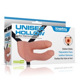 Uniwersalny Wydrążony Strap-On do Podwójnej Penetracj