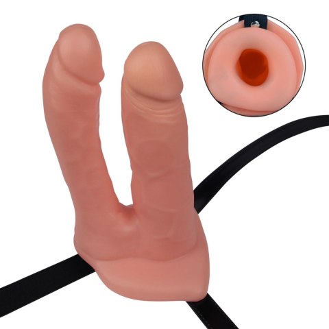 Uniwersalny Wydrążony Strap-On do Podwójnej Penetracj