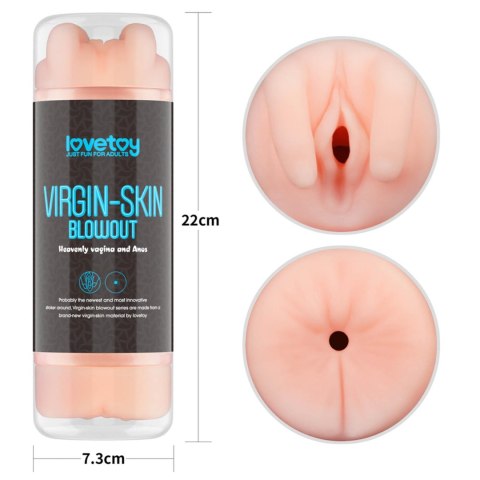 Dwustronny Masturbator Virgin-Skin: Porywająca Pochwa i Anus