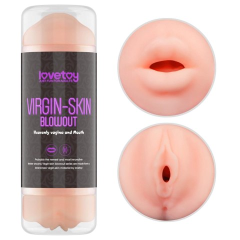 Stymulator Virgin-Skin Blowout: Realistyczne Doznania Waginy i Ust
