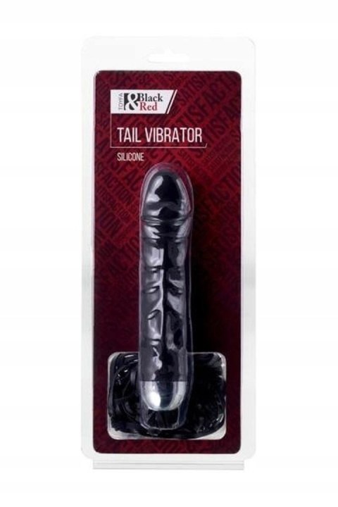 Zmysłowy Wibrator XBlack & Red: 6 Trybów Wibracji, Jedwabisty Silikon, 16 cm