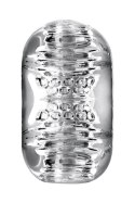 Masażer Lingam Khani z wibracjami: Transparentny, TPE, 9 cm