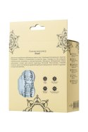 Masażer Lingam Khani z wibracjami: Transparentny, TPE, 9 cm