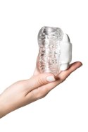 Masażer Lingam Khani z wibracjami: Transparentny, TPE, 9 cm