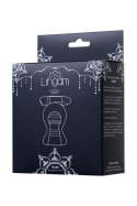 Lingam Shakti: Wibrujący Masażer Lingam z TPE, Przezroczysty, 9 cm