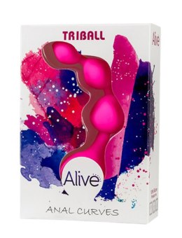 Silikonowe Kulki Analne Triball Amuse-G - Różowe