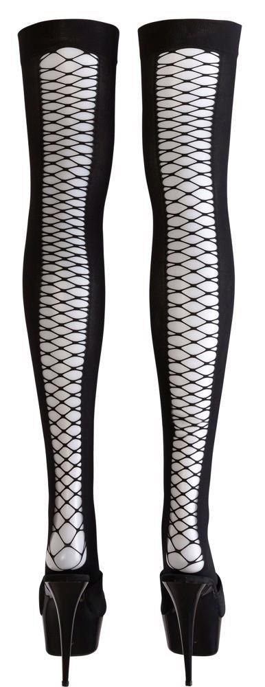Eleganckie Pończochy Kabaretki Overknee S/M
