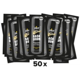 Pjur Backdoor – Jedwabisty Lubrykant Analny z Jojobą na Bazie Silikonu, 50 sztuk x 1,5 ml