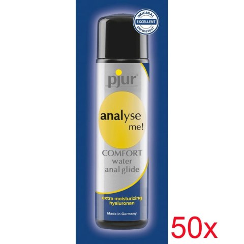 Pjur Analyse Me! Comfort Glide – Luksusowy Żel Analny z Kwasem Hialuronowym (50x2ml)