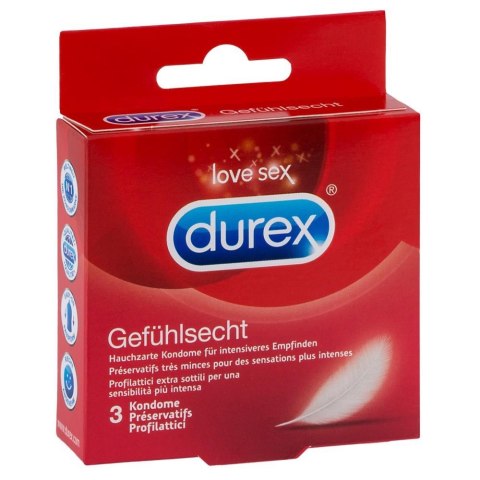 Durex Cienkie i Naturalne 3 szt.