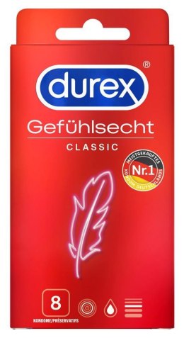 Durex Klasyczne Ultrapoczucie, 8 sztuk