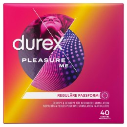 Durex Pleasure Me - Prezerwatywy Stymulujące, 40 szt.
