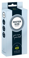 Mister Size 49 mm – Zestaw 10 Cienkich Prezerwatyw