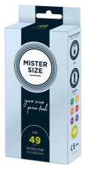Mister Size 49 mm – Zestaw 10 Cienkich Prezerwatyw