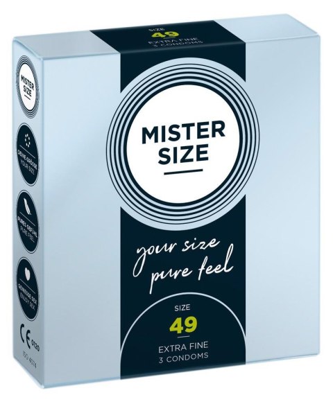 Mister Size Prezerwatywy 49 mm, opakowanie 3 szt.