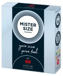Prezerwatywy Mister Size 60 mm – Zestaw 3 sztuki