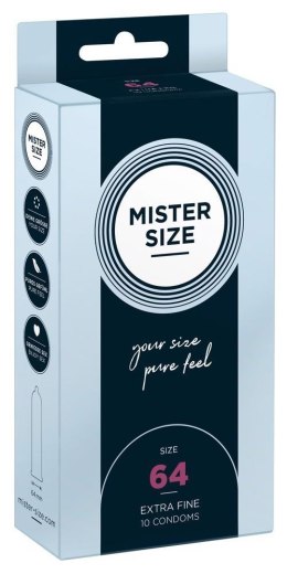 Mister Size 64 mm – Opakowanie 10 Sztuk – Dla Maksymalnego Dopasowania