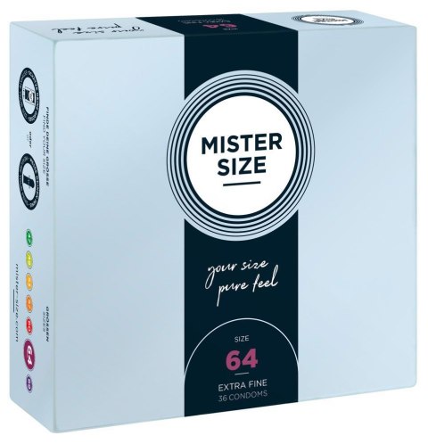 Prezerwatywy Mister Size 64 mm (36 sztuk)