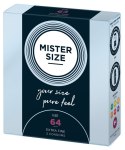 Mister Size – Prezerwatywy 64 mm, zestaw 3 szt.