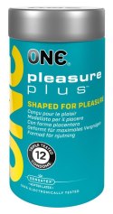 ONE Pleasure Plus – Stymulujące Prezerwatywy, 12 szt.