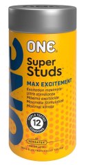 ONE Super Studs – Stymulujące Prezerwatywy z Wypustkami (12 szt.)
