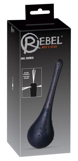 Rebel: Elegancki Prysznic Analny Czarny