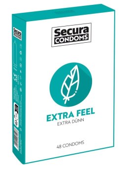 Secura Extra Feel – Prezerwatywy Ultracienkie dla Pełni Czułości (48 szt.)