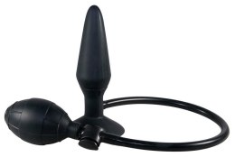 Czarny Pompowany Plug Analny