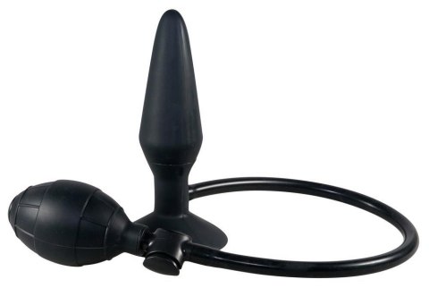 Czarny Pompowany Plug Analny