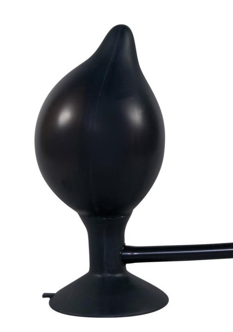 Czarny Pompowany Plug Analny