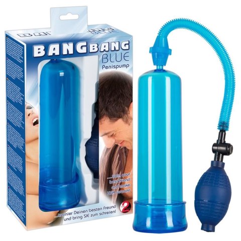 Niebieska Pompka do Penisa Bang Bang Blue
