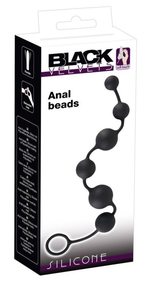 Aksamitne Kulki Analne Black Velvets